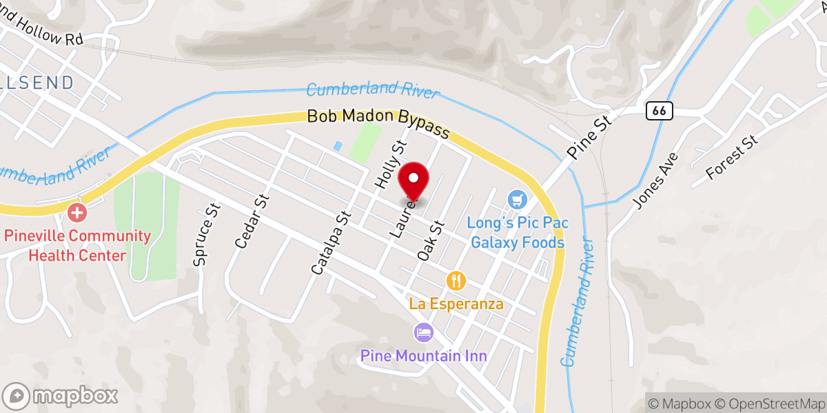 Map showing location of Saint Anthony Catholic Church