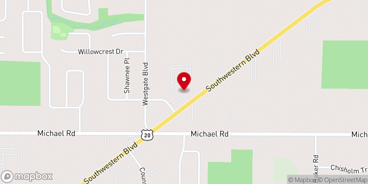 Map showing location of St John Vianney Rc Church