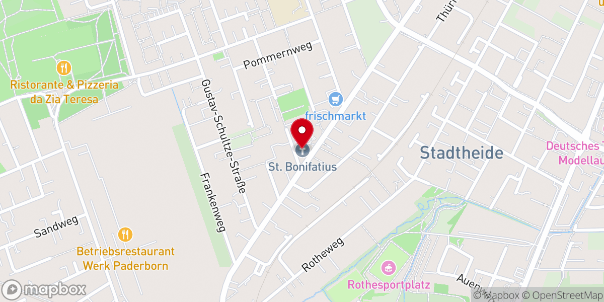 Map showing location of Kath. Pfarrkirche St. Bonifatius
