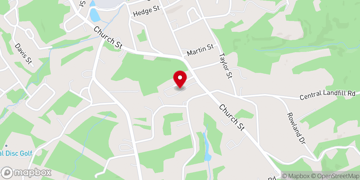 Map showing location of Freedom Fellowship Church