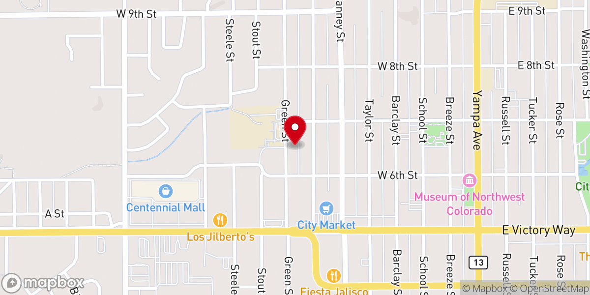 Map showing location of St Mark's Church of Grace