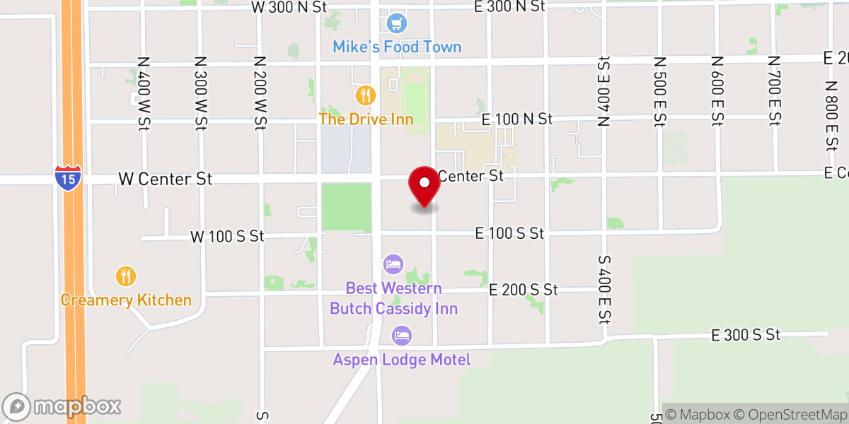 Map showing location of Beaver County Food Network - Beaver Pantry - Food Distribution Center