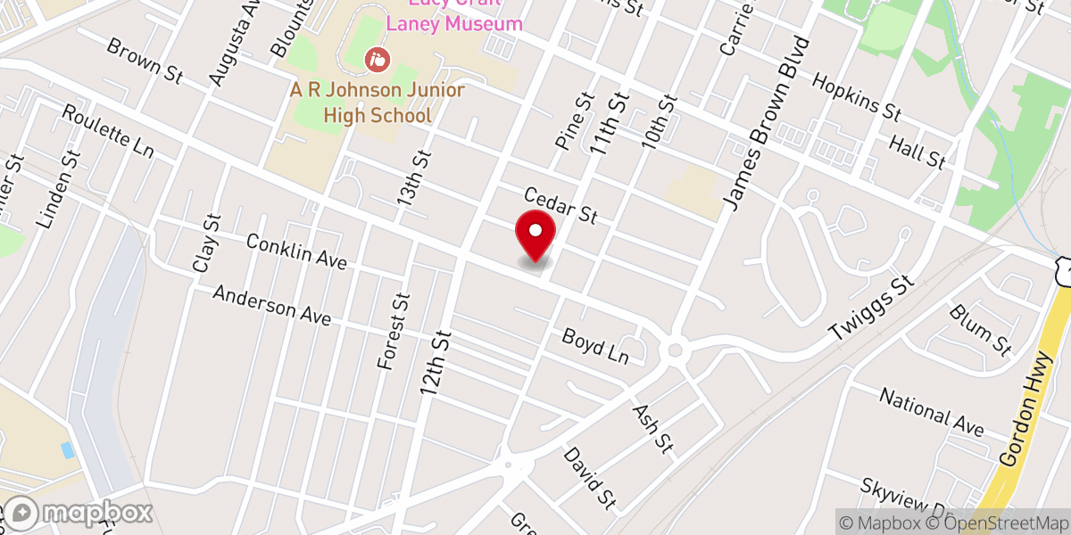 Map showing location of Tremont Temple Baptist Church