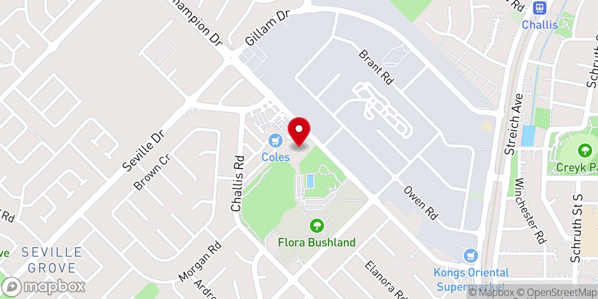 Map showing location of Ebenezer Full Gospel Church, Perth