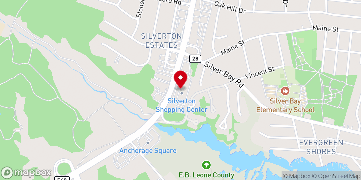 Map showing location of Calvary Chapel Living Water