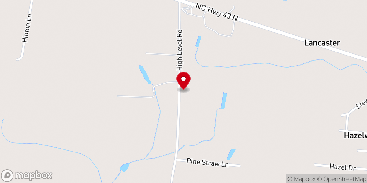 Map showing location of Morning Star Baptist Church
