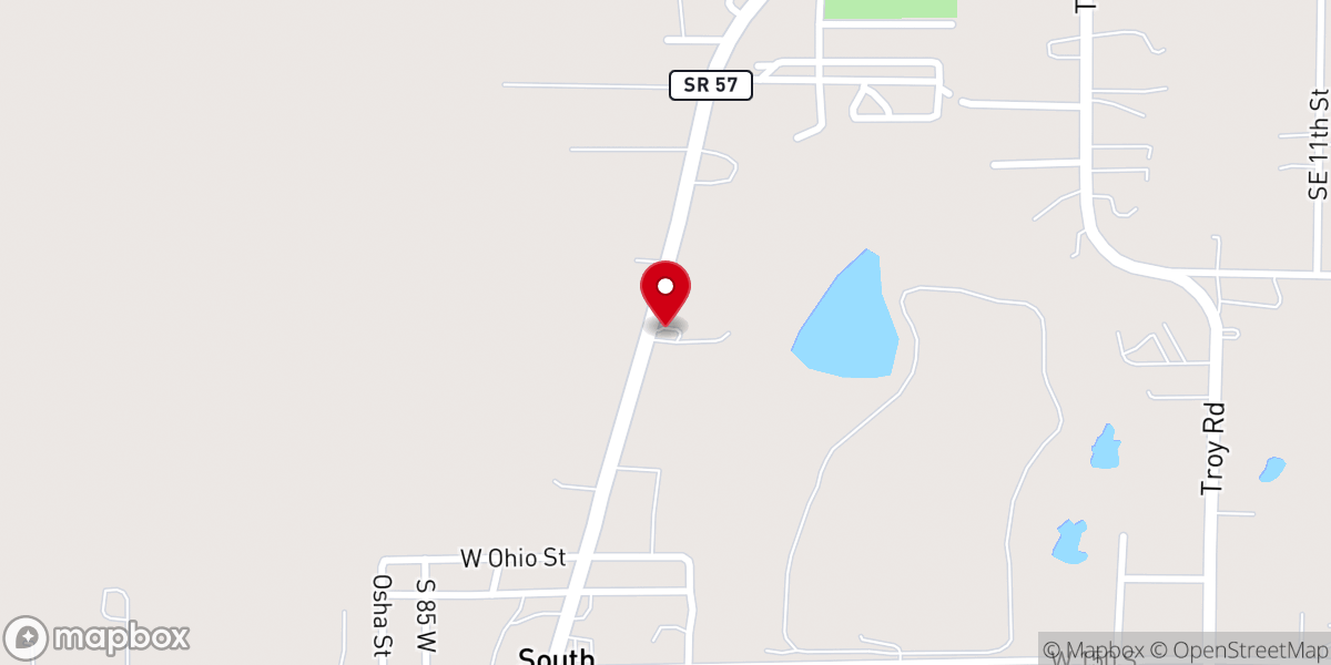 Map showing location of Faithway Baptist Church