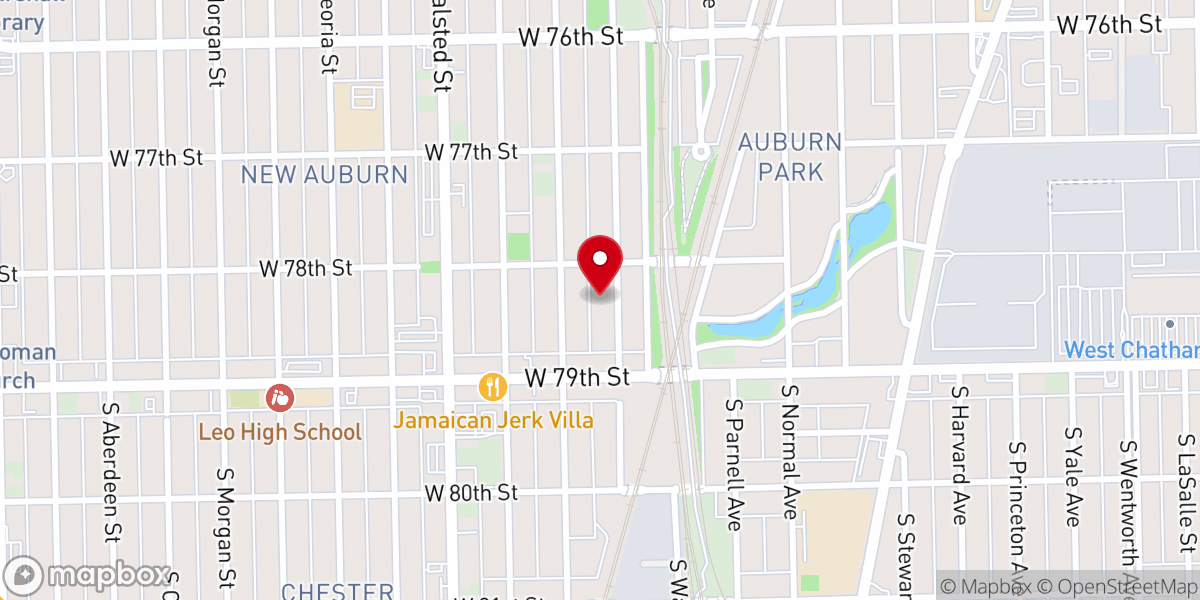 Map showing location of Greater Bethlehem Missionary Baptist Church