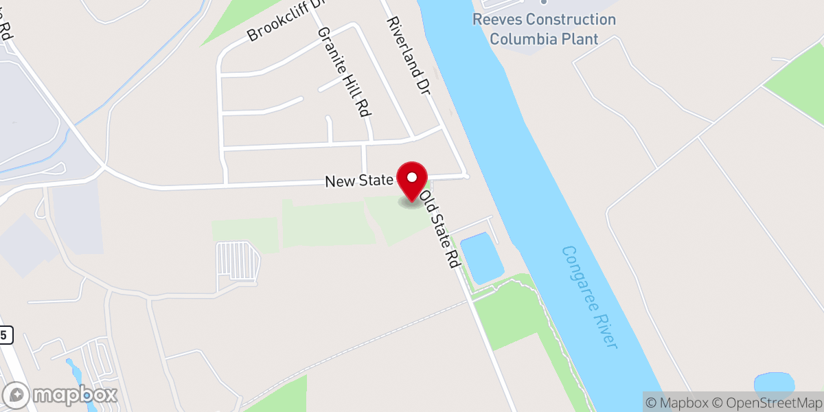 Map showing location of Refuge Church