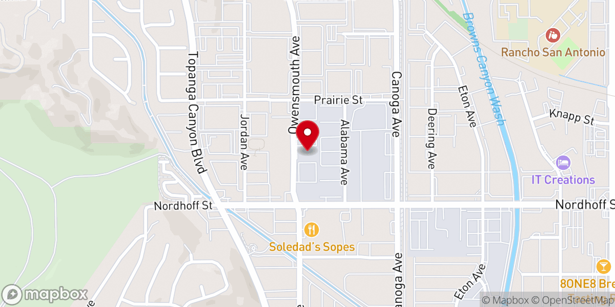 Map showing location of Freedom Church