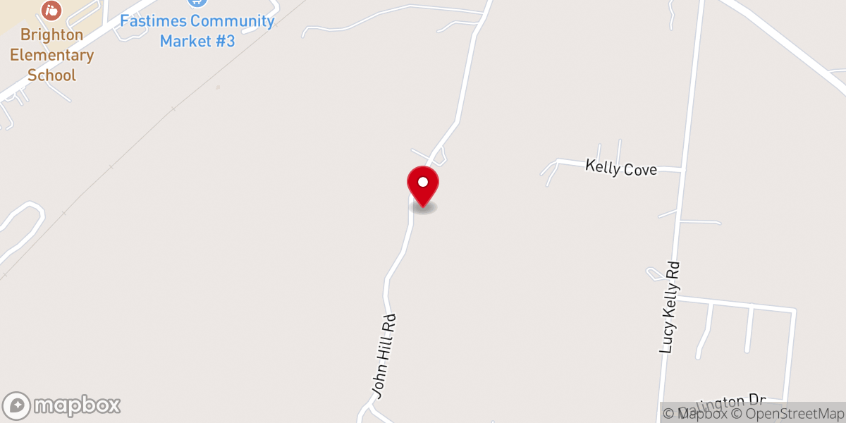 Map showing location of Shiloh M.B. Church