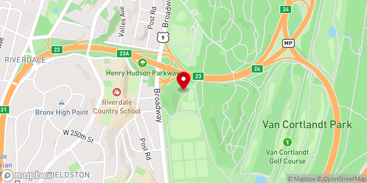 Map showing location of Canine Court