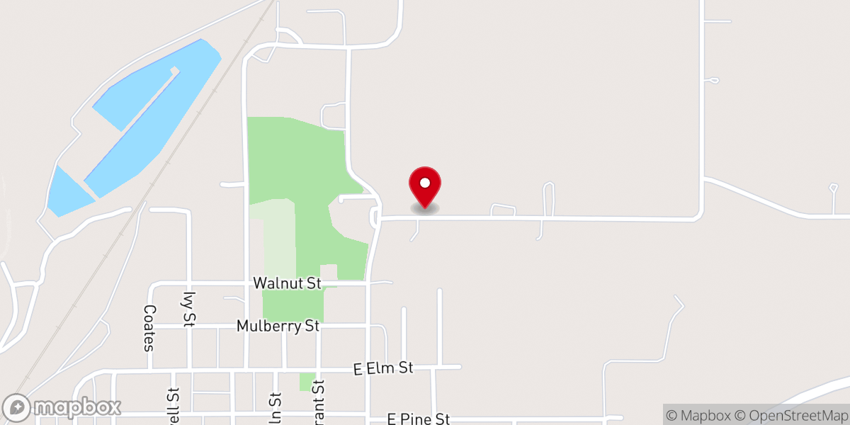 Map showing location of Christian Gospel Chapel