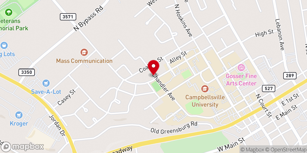 Map showing location of St Mark Methodist Church