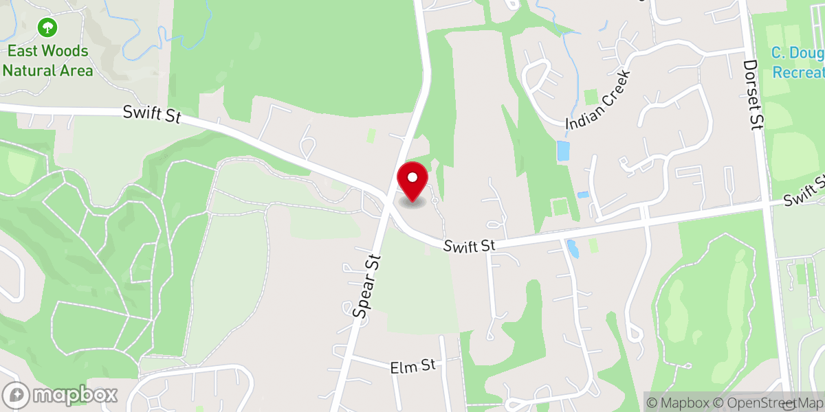 Map showing location of All Saints Episcopal Church