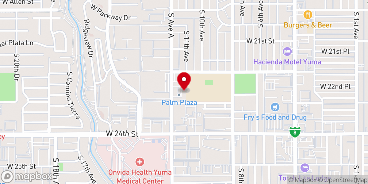 Map showing location of 2DA. Iglesia Apostolica De La Fe En Cristo Jesus
