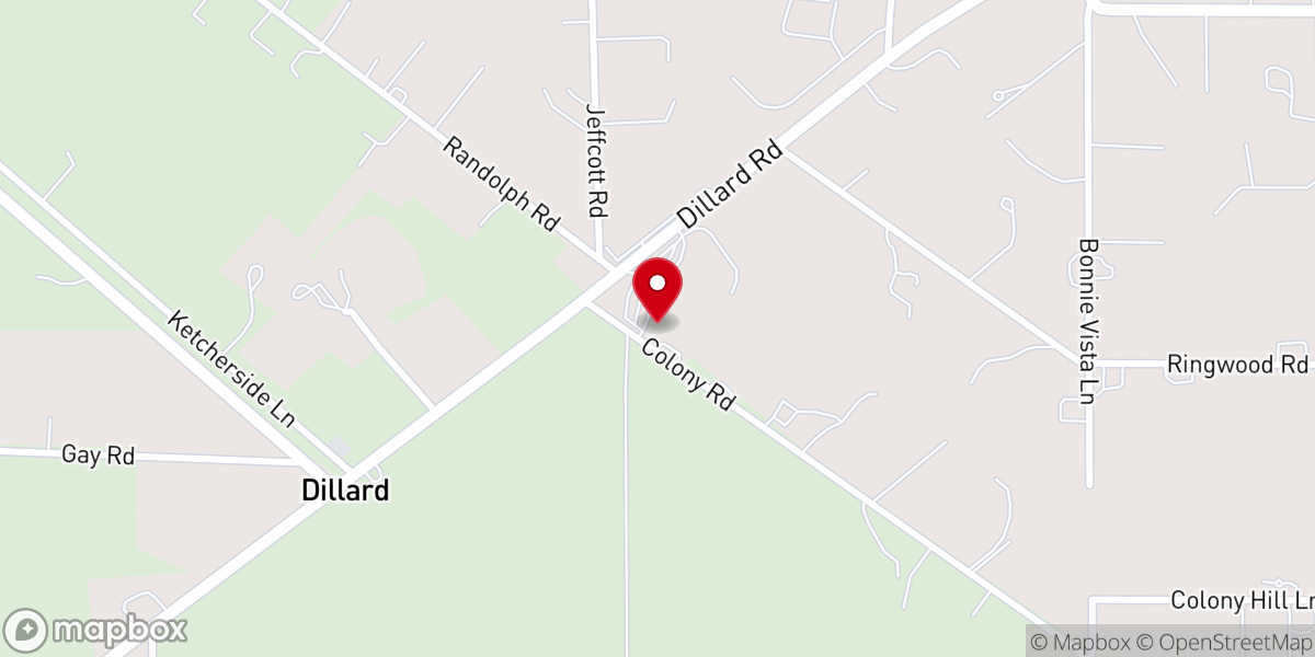 Map showing location of Wilton Community Center