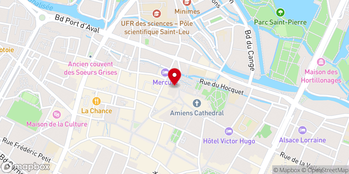Map showing location of Maison Saint Jean-Baptiste