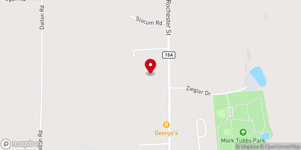 Map showing location of Lima Christian School