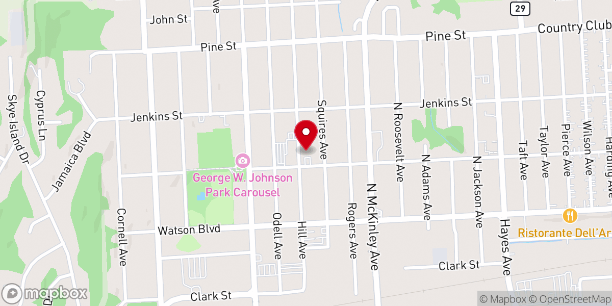 Map showing location of Saints Peter & Paul Orthodox Church