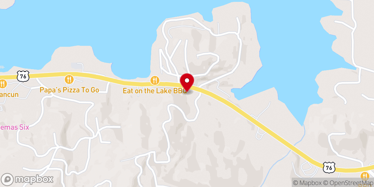 Map showing location of God's Family Church