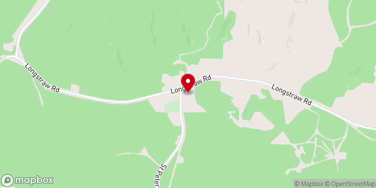 Map showing location of St. Peter Missionary Baptist Church