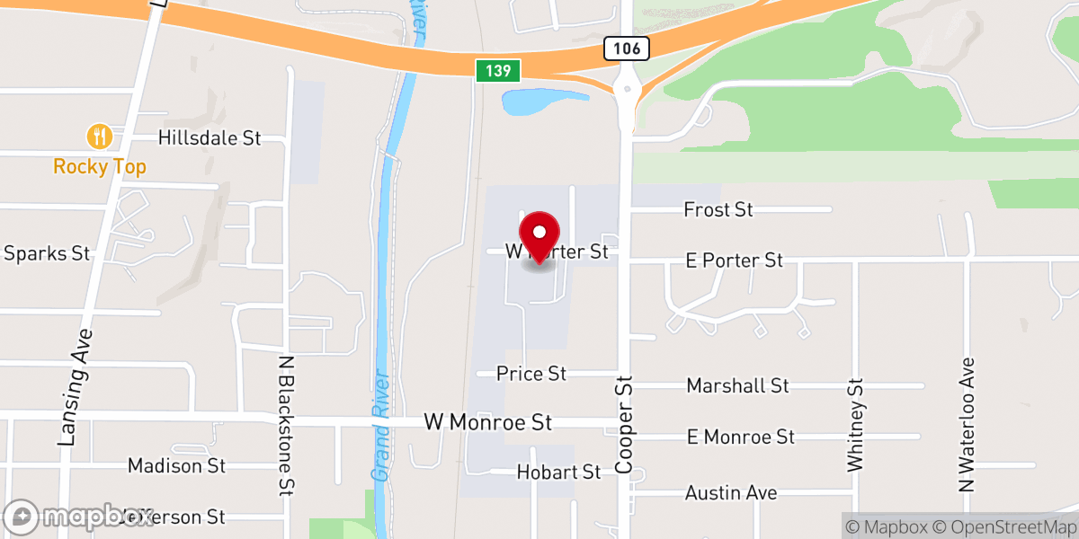 Map showing location of Village Hope Church, Inc.