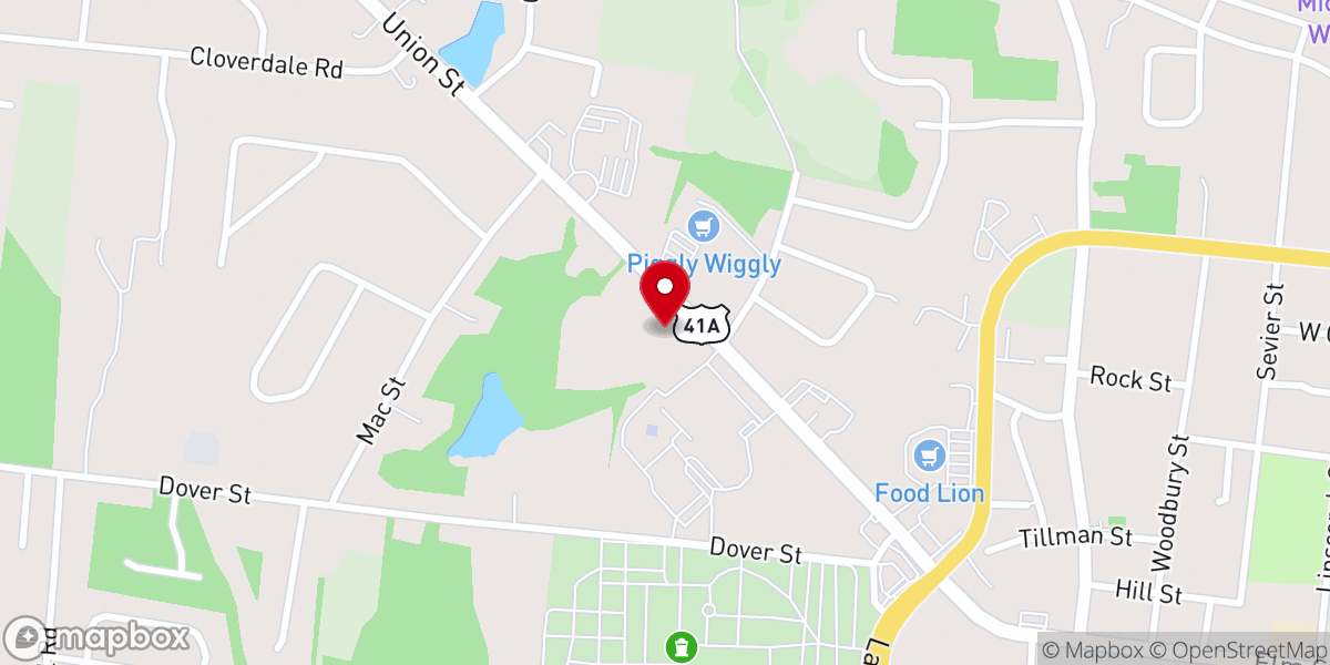 Map showing location of House of Prayer