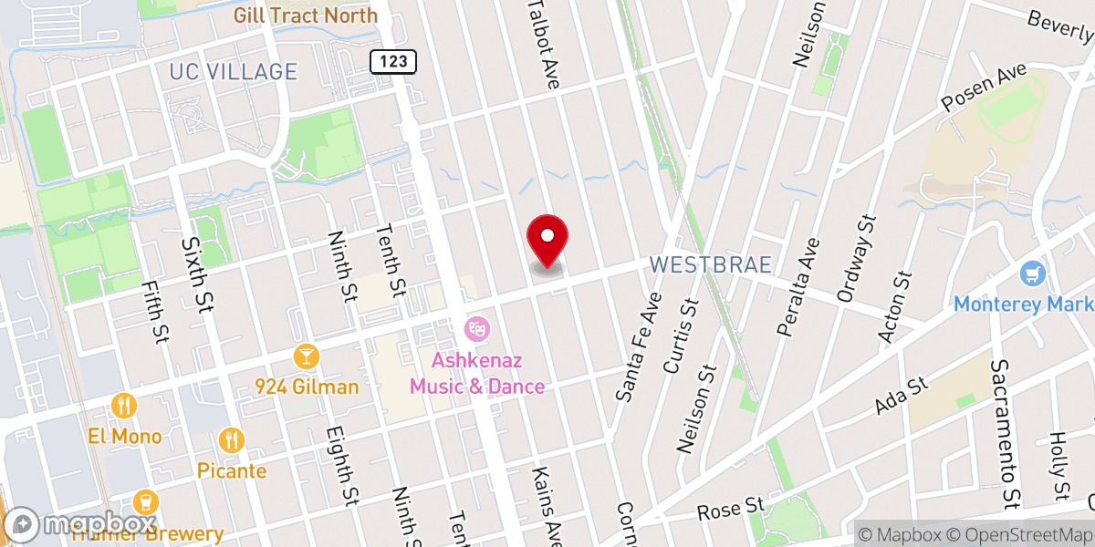 Map showing location of Saint Ambrose Roman Catholic Church