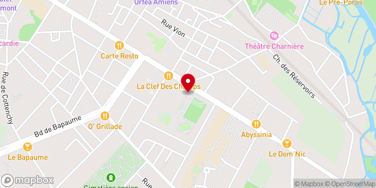 Map showing location of Église Saint-Acheul d'Amiens