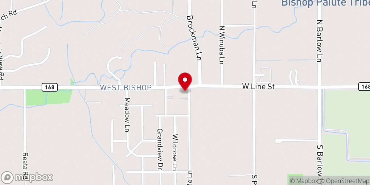 Map showing location of Valley Presbyterian Church