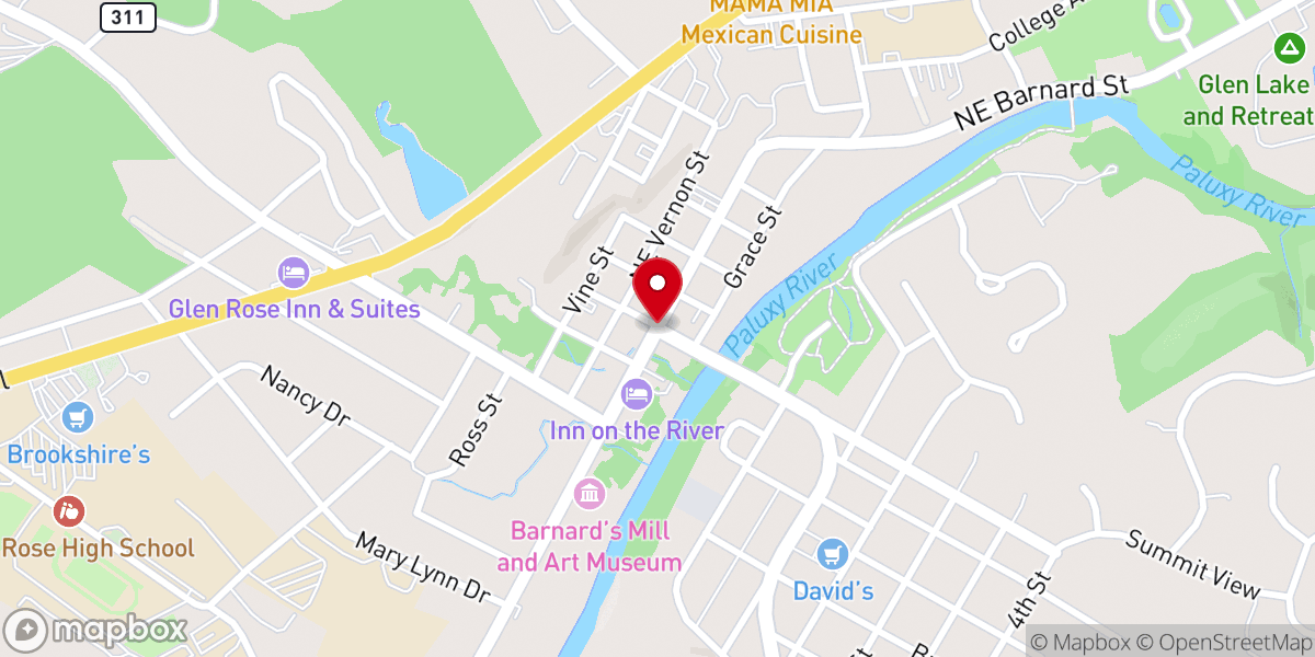 Map showing location of Freedom Academy