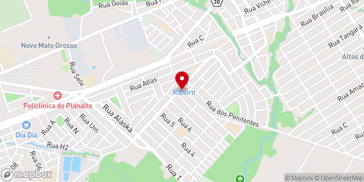Map showing location of IGREJA BATISTA ALIANÇA - CUIABÁ