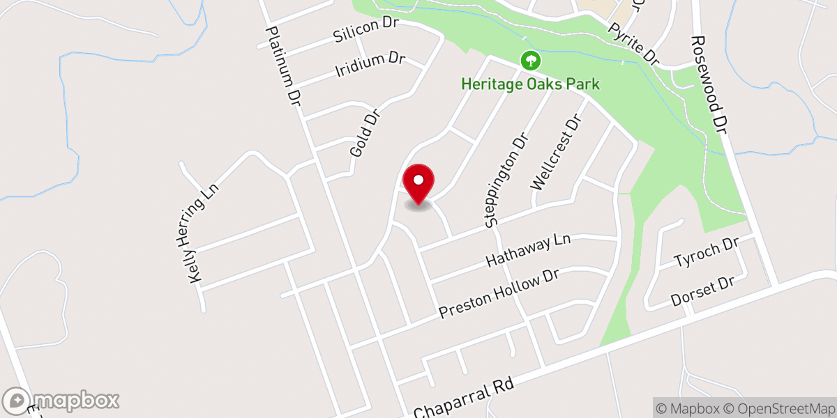 Map showing location of Passion for Christ Ministries