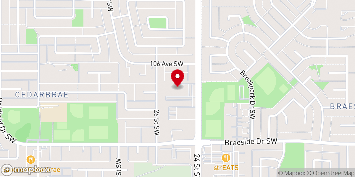 Map showing location of Holy Spirit Catholic Church
