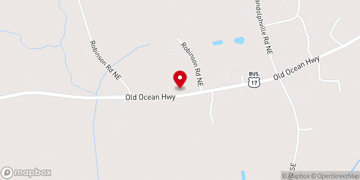 Map showing location of His Chosen Outreach Ministries Inc