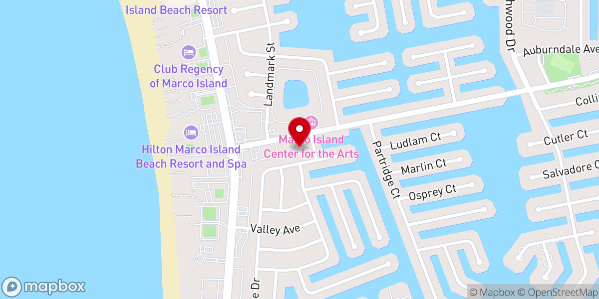 Map showing location of Jewish Congregation of Marco Island Inc