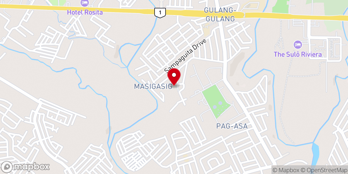 Map showing location of Our Lady of Peñafrancia Parish and Diocesan Shrine - Gulang-Gulang, Lucena City, Quezon (Diocese of Lucena)
