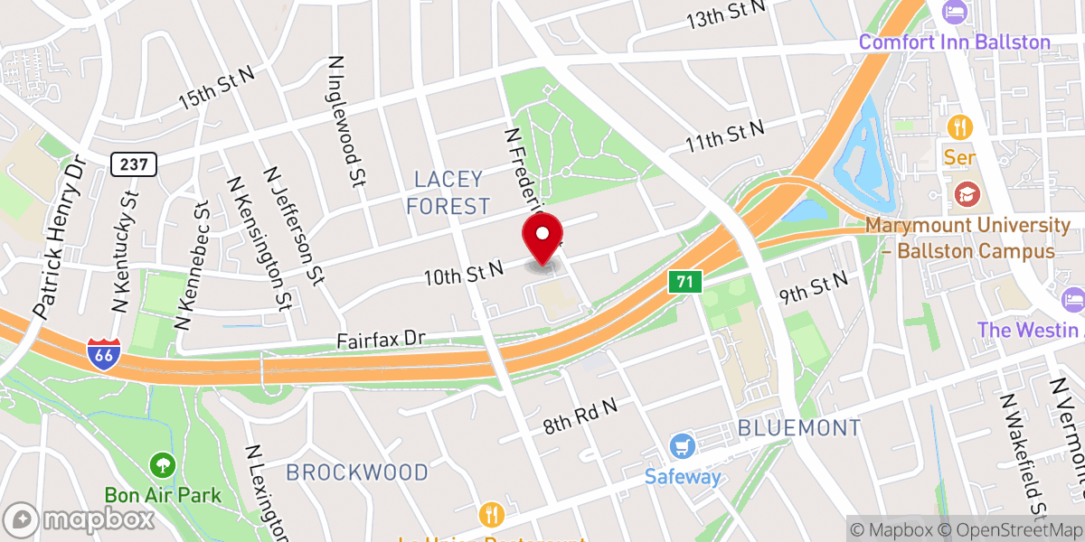 Map showing location of St. Ann Roman Catholic Church