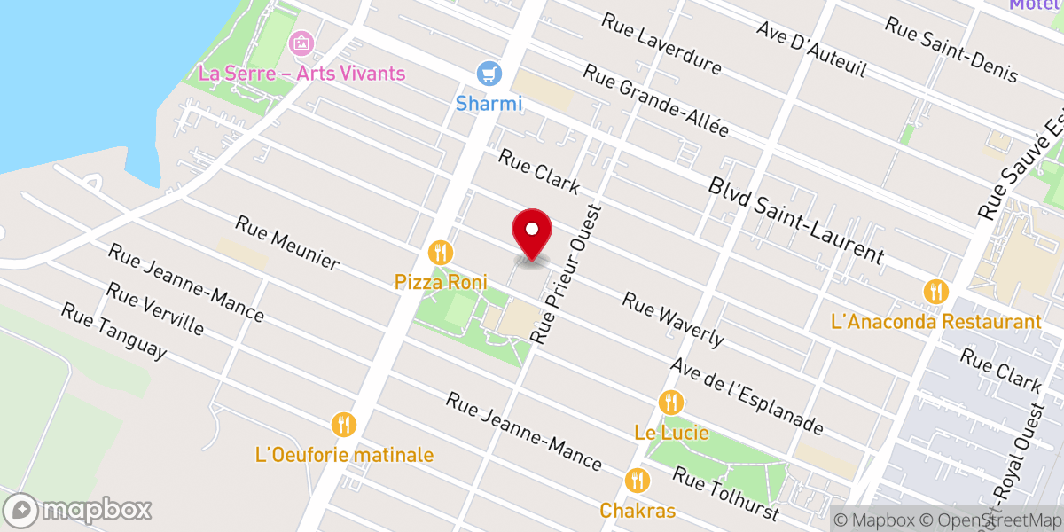 Map showing location of Saint Andrew the Apostle