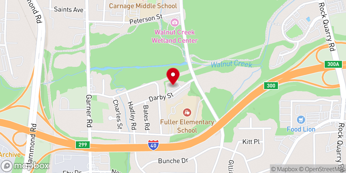 Map showing location of Saint Ambrose Episcopal Church