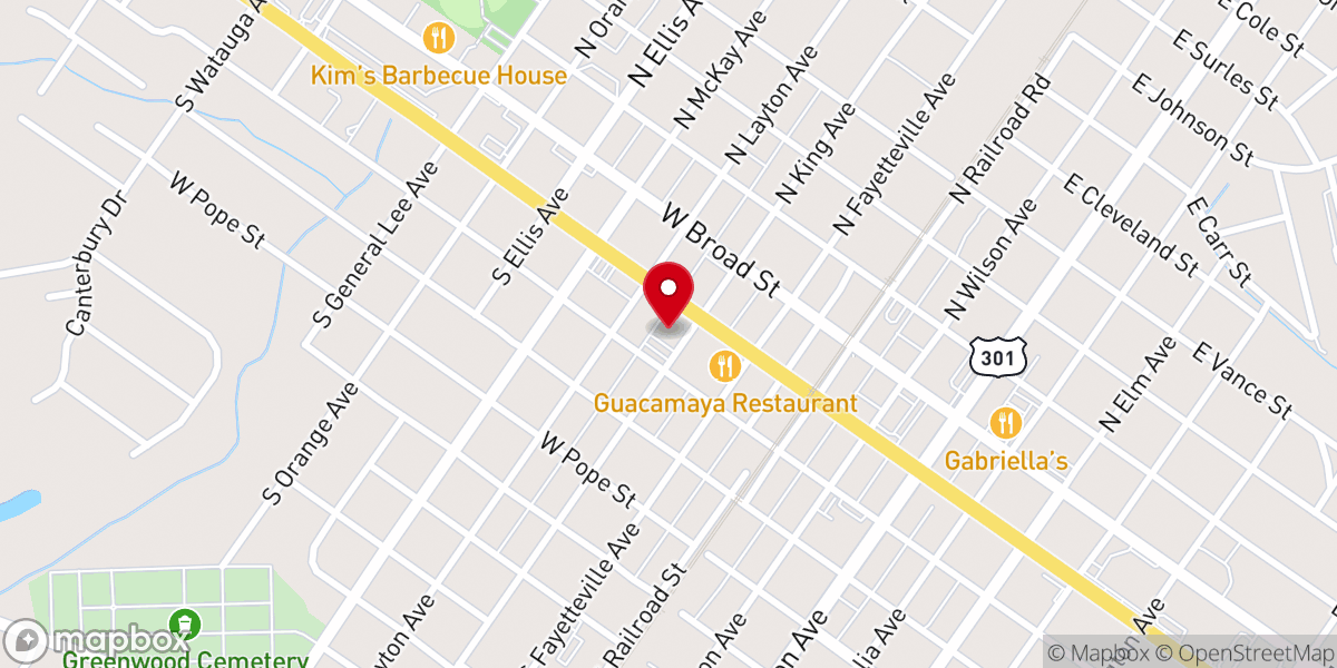 Map showing location of Real Life Outreach