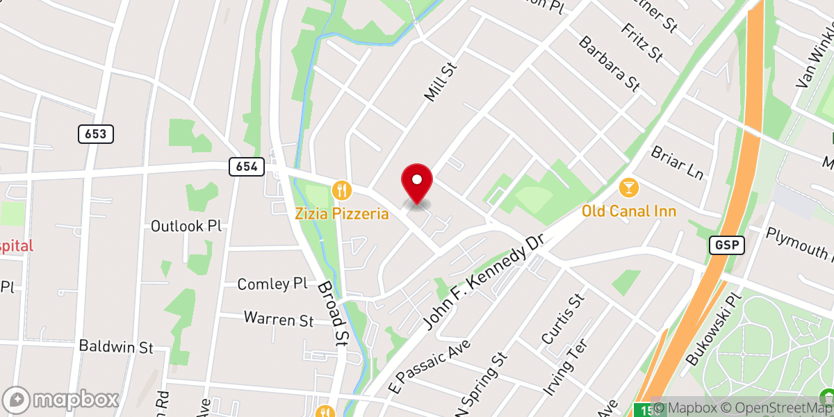Map showing location of Korean United Presbyterian Church of New Jersey | 뉴져지연합장로교회
