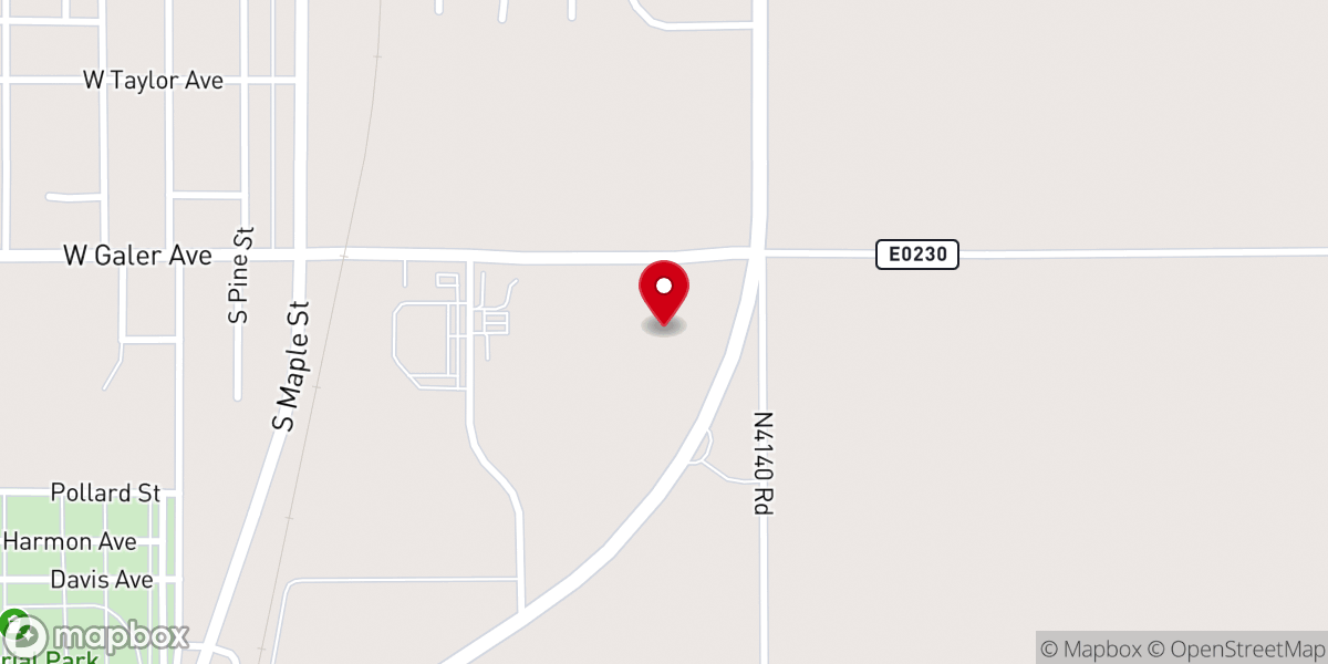 Map showing location of Cornerstone Community Church
