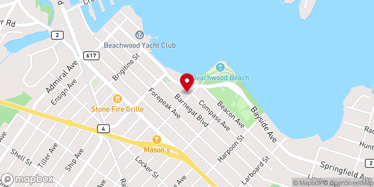 Map showing location of Living Word Baptist Church