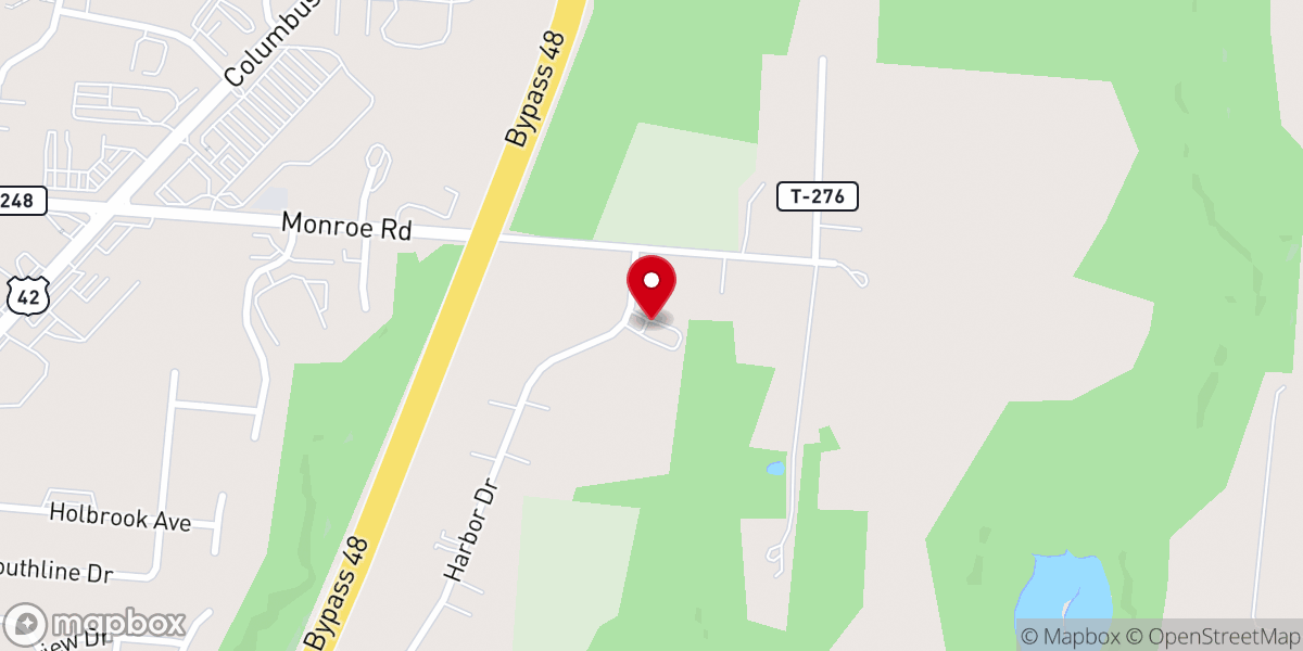 Map showing location of Family Life Church