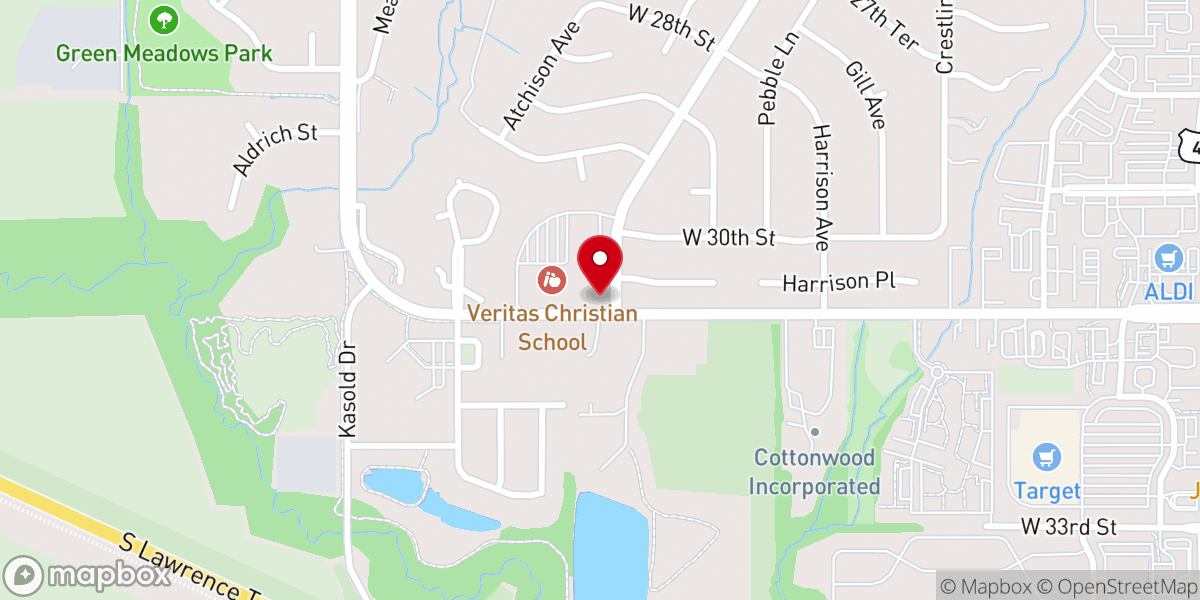 Map showing location of River City Church