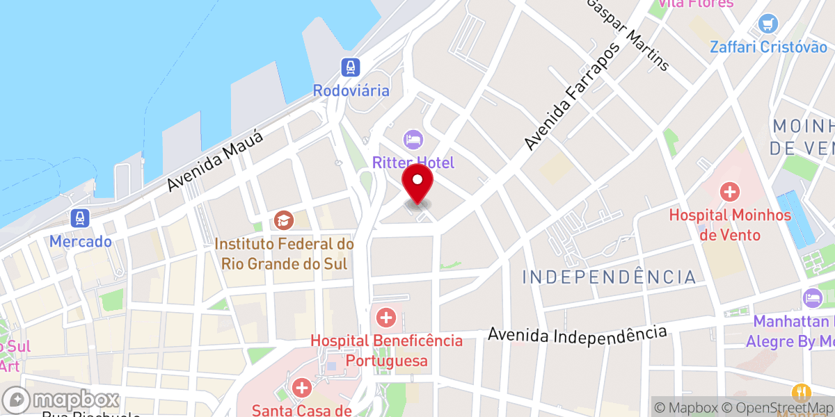 Map showing location of Assembleia de Deus -Dist Laranheiras