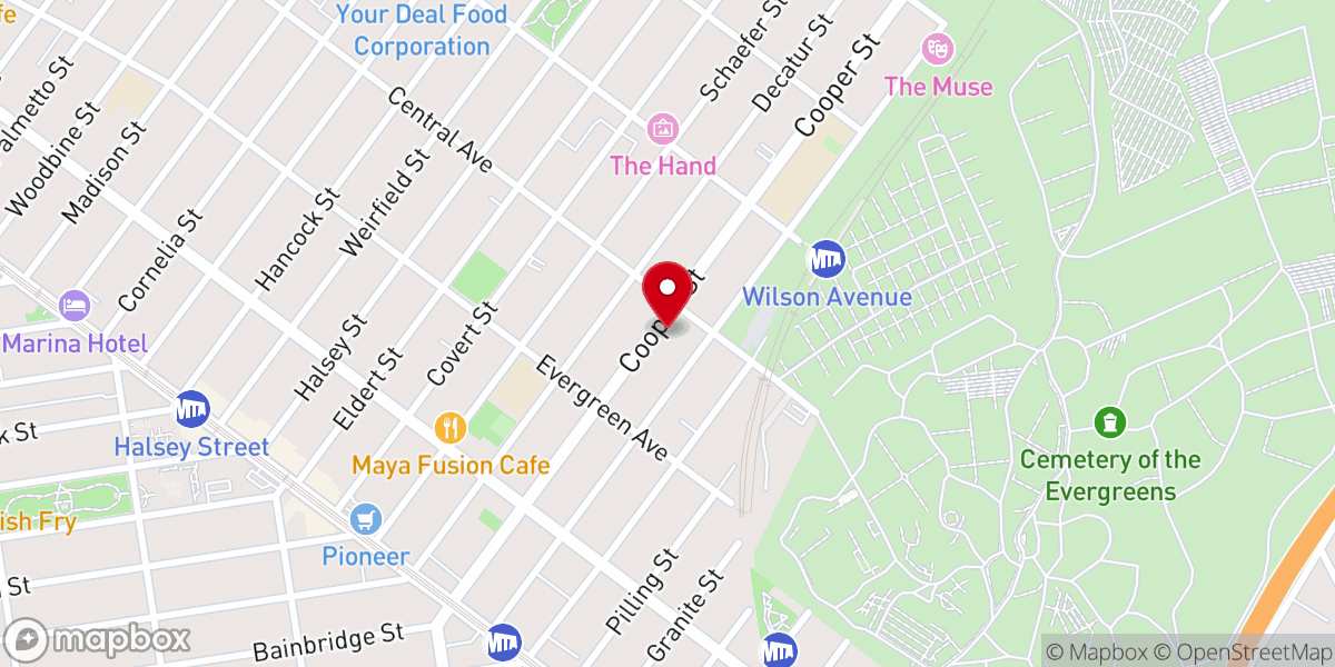 Map showing location of Berean Church of God