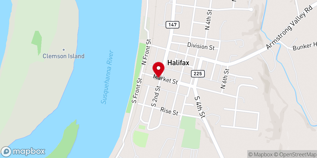 Map showing location of Feed My Sheep Ministries